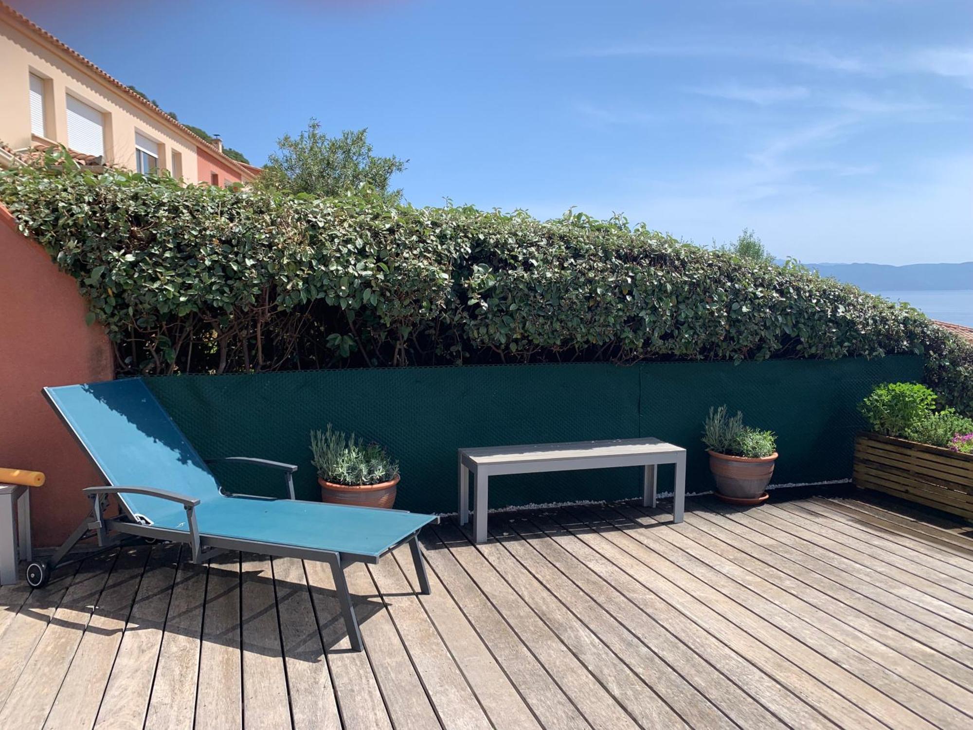 Ajaccio Maison Bord De Mer Dans Residence Avec Piscine Exterior photo
